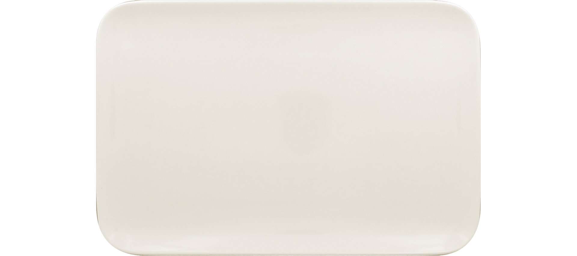 Platte rechteckig 330 x 220 mm plain-white Aurea