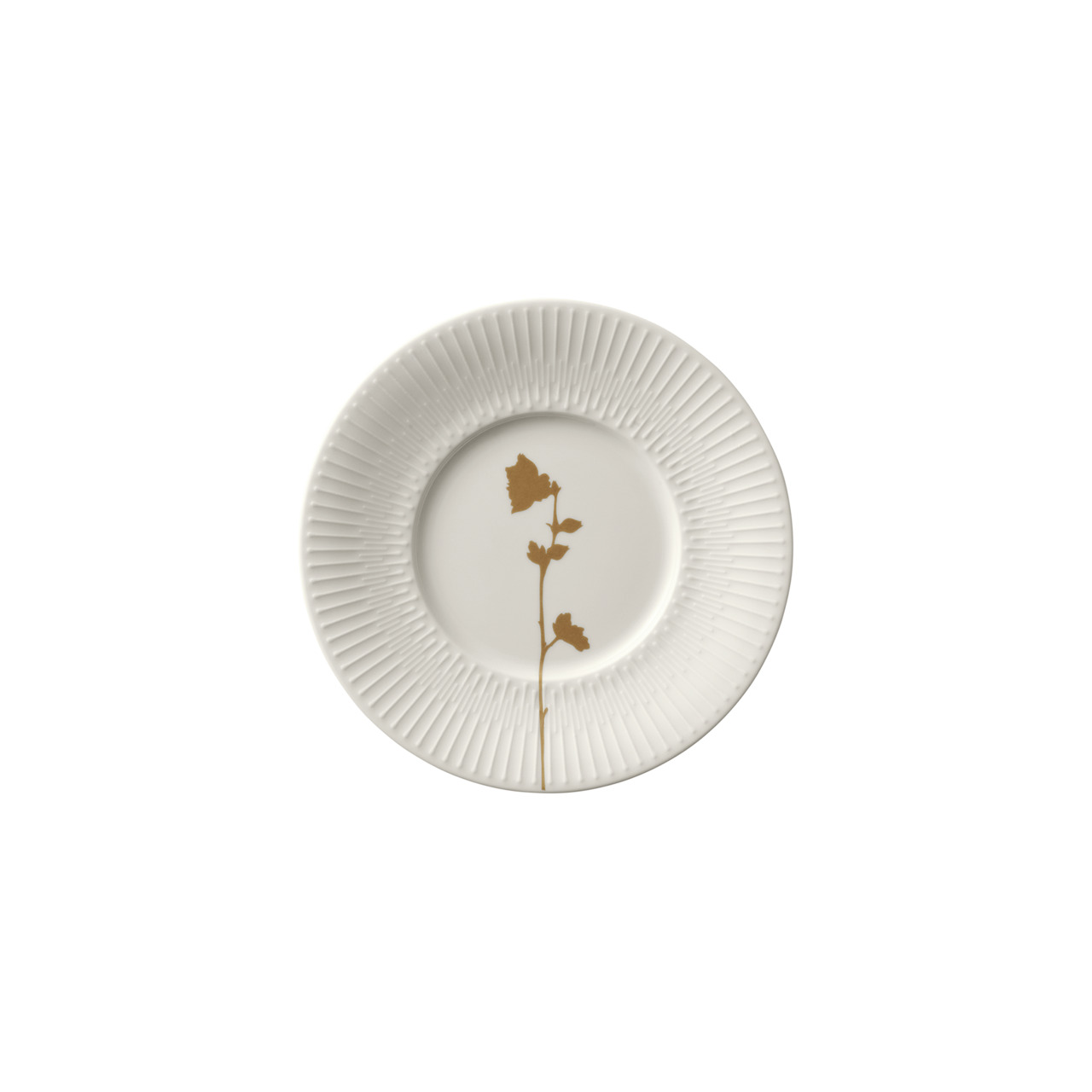 Teller flach mit Fahne 160 mm Relief Picked