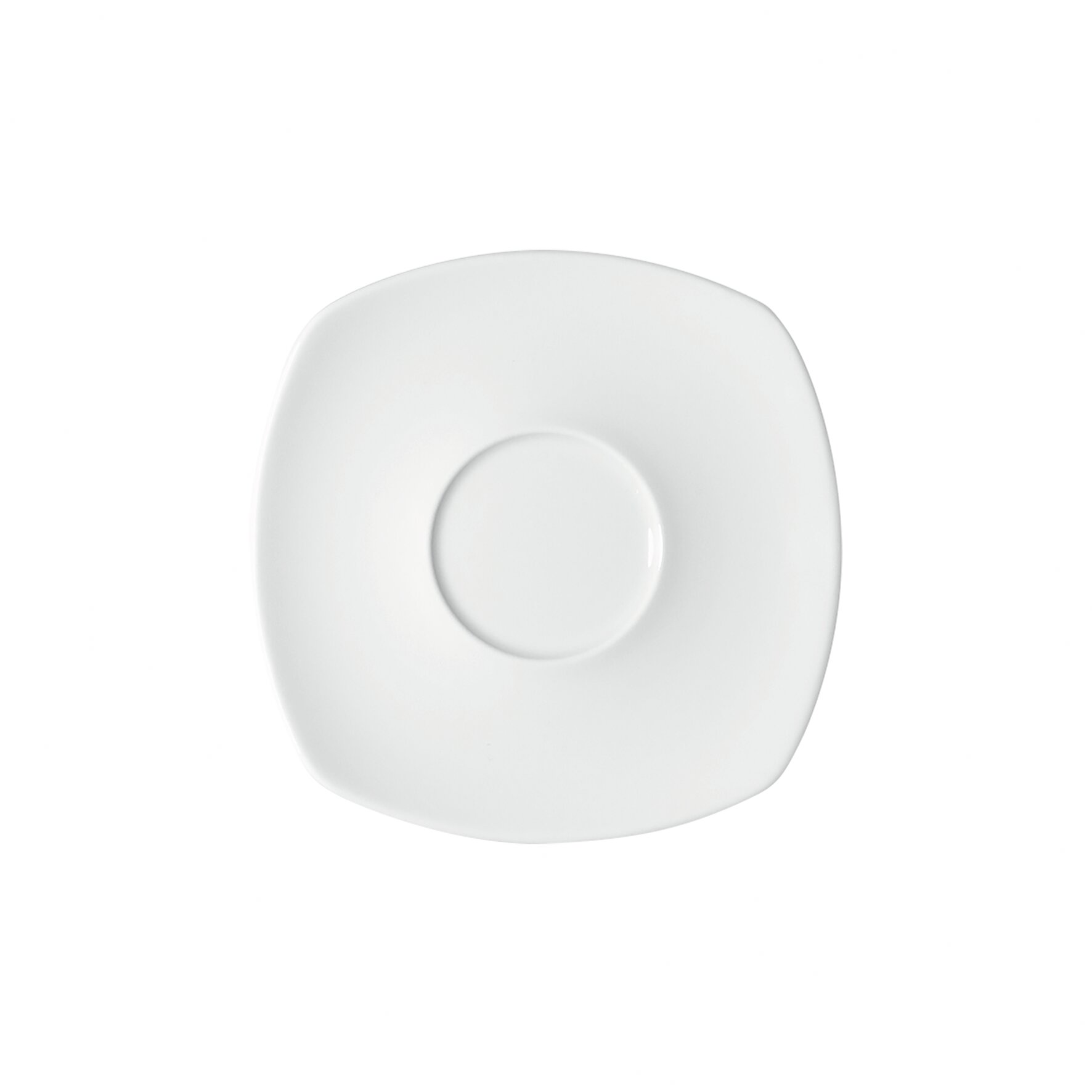Kombi-Coup-Untertasse viereckig 136 x 136 mm