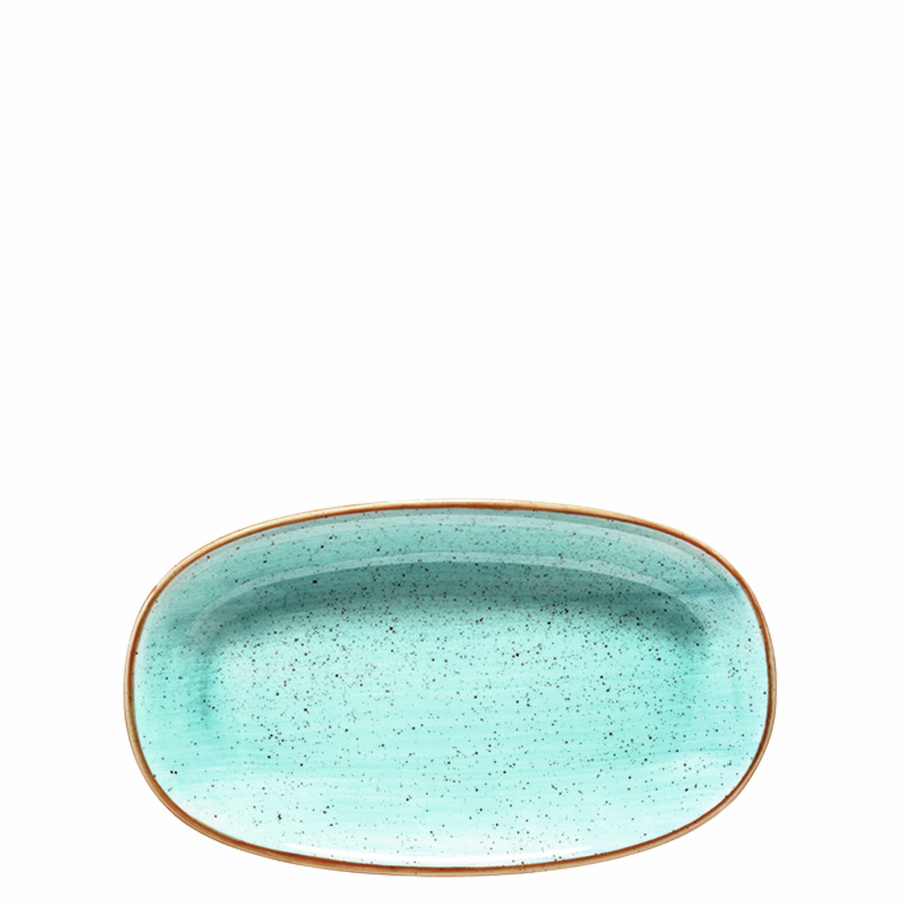 Platte oval Gourmet 238 x 142 mm Aura Aqua