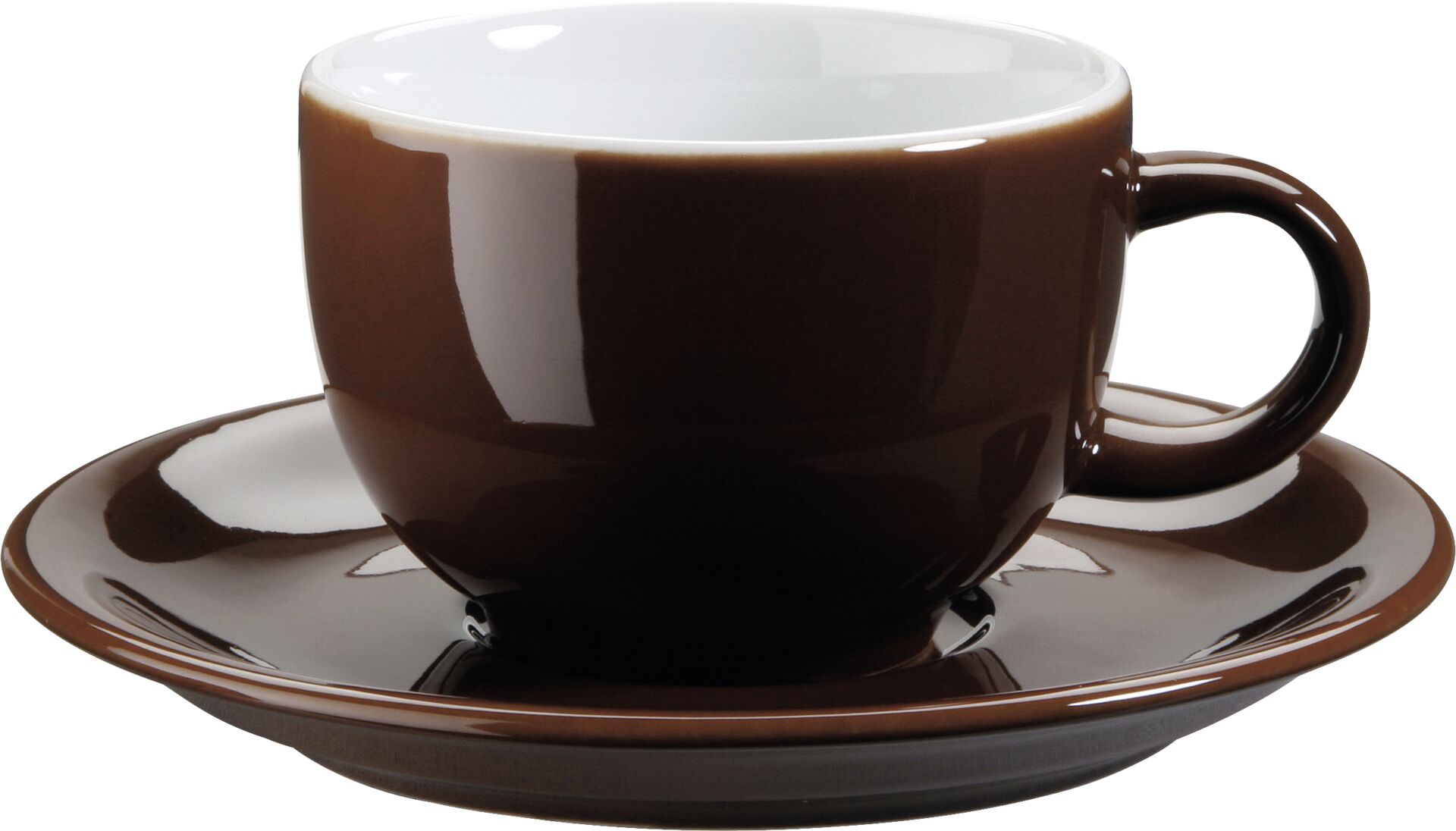 Kaffee- / Cappuccinotasse "Barista" mocca