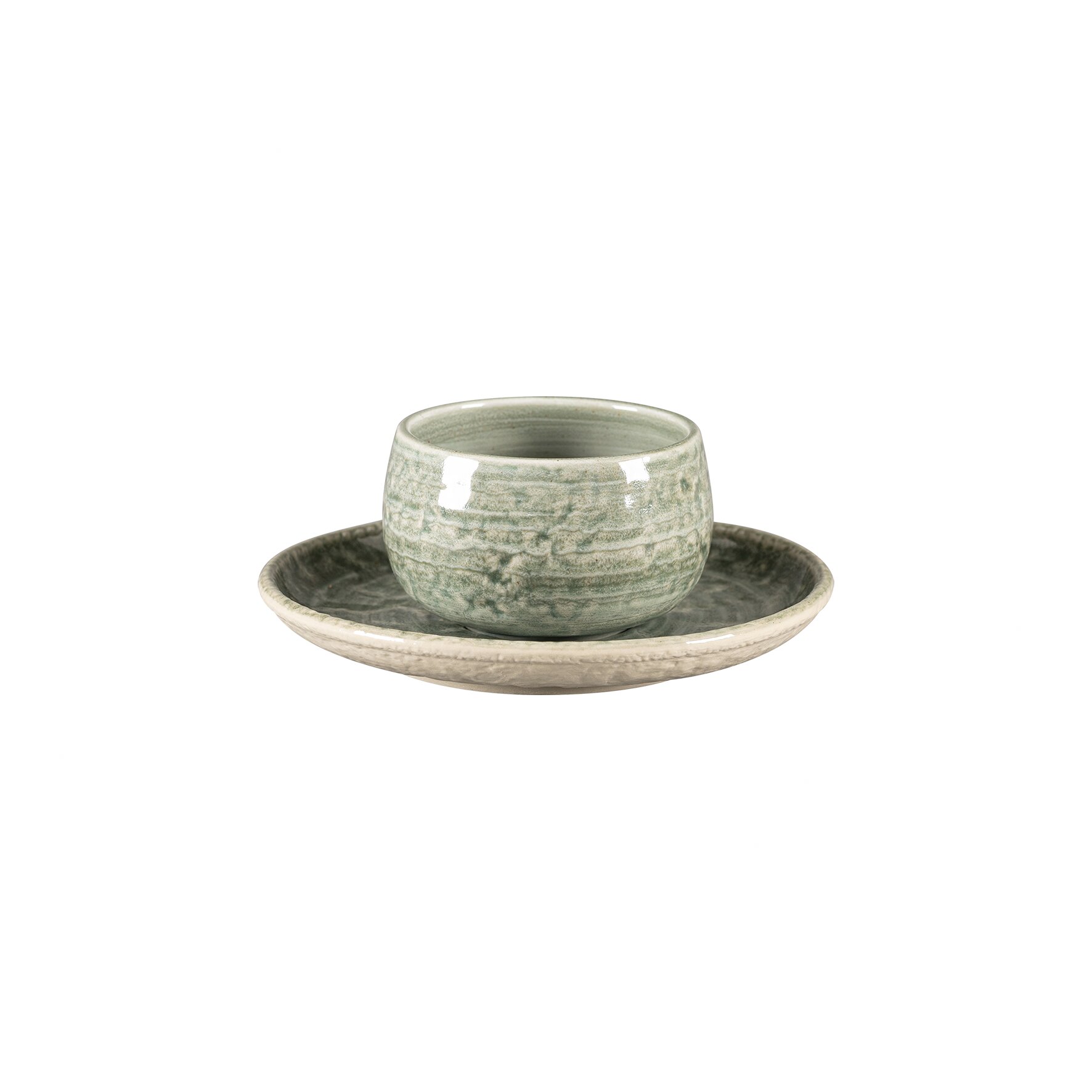 Tasse ohne Henkel 90 mm / 0,25 l Sage green Krush Sage Green