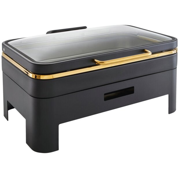 GN-Chafing Dish GN 1/1 Induction Plus / schwarz / gold Excellent