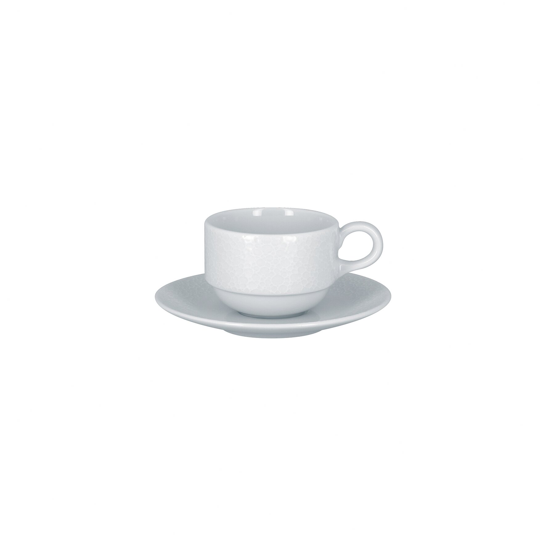 Tasse stapelbar 85 mm / 0,23 l weiß Charm Plus
