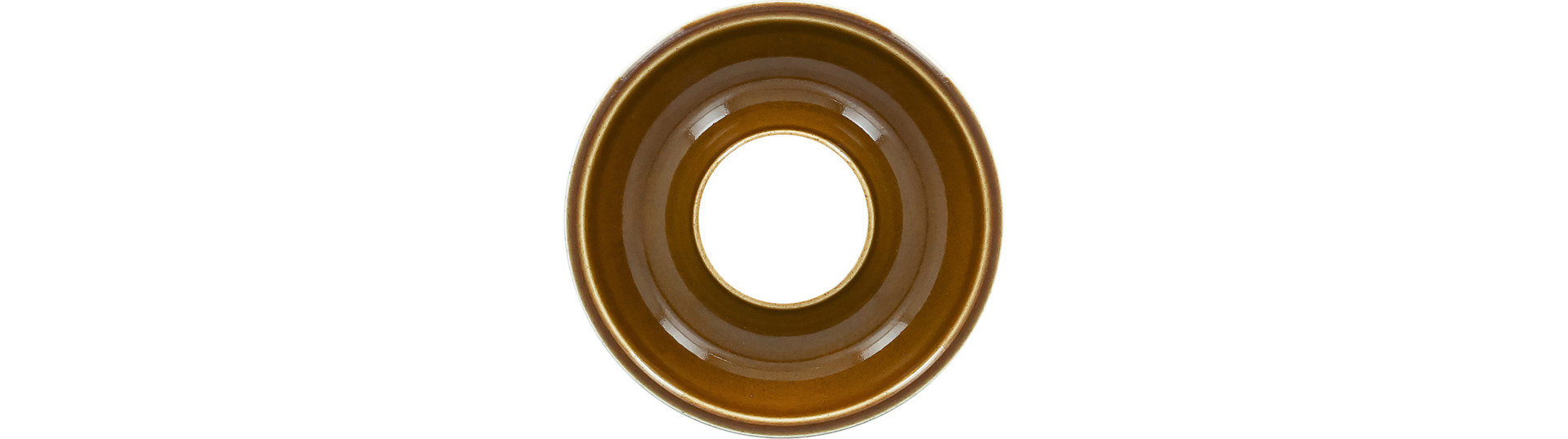Deckel tief ashore 125 mm caramel