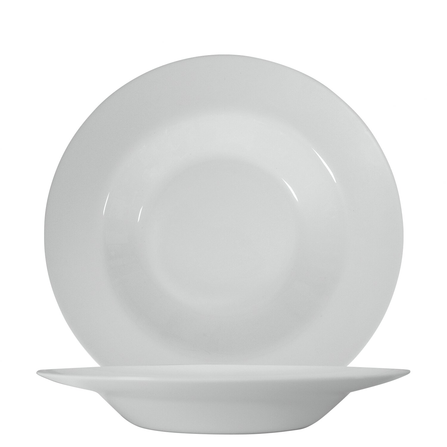 Pastateller 285 mm uni weiß