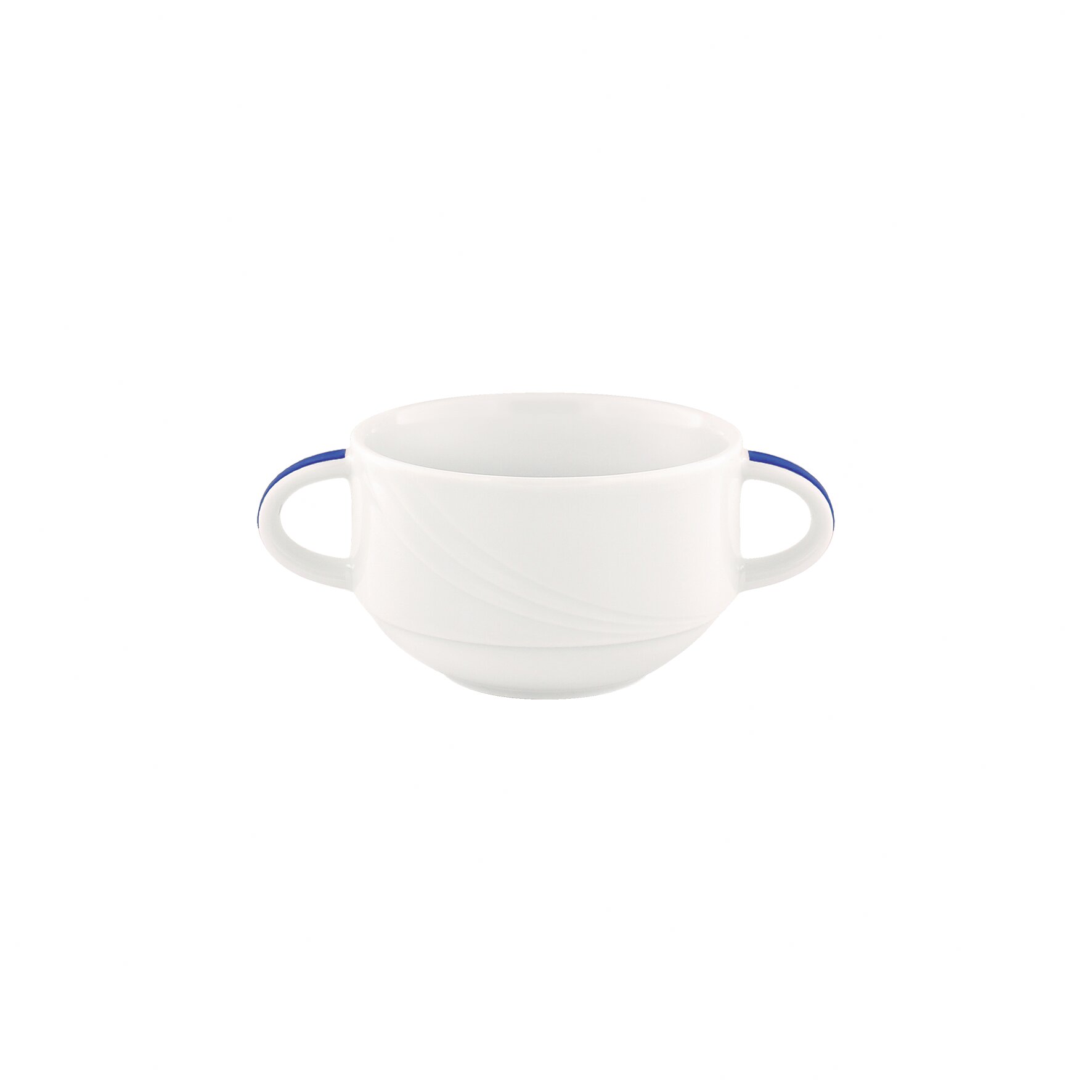 Suppentasse stapelbar Relief 99 mm / 0,28 l dunkelblau Donna Senior