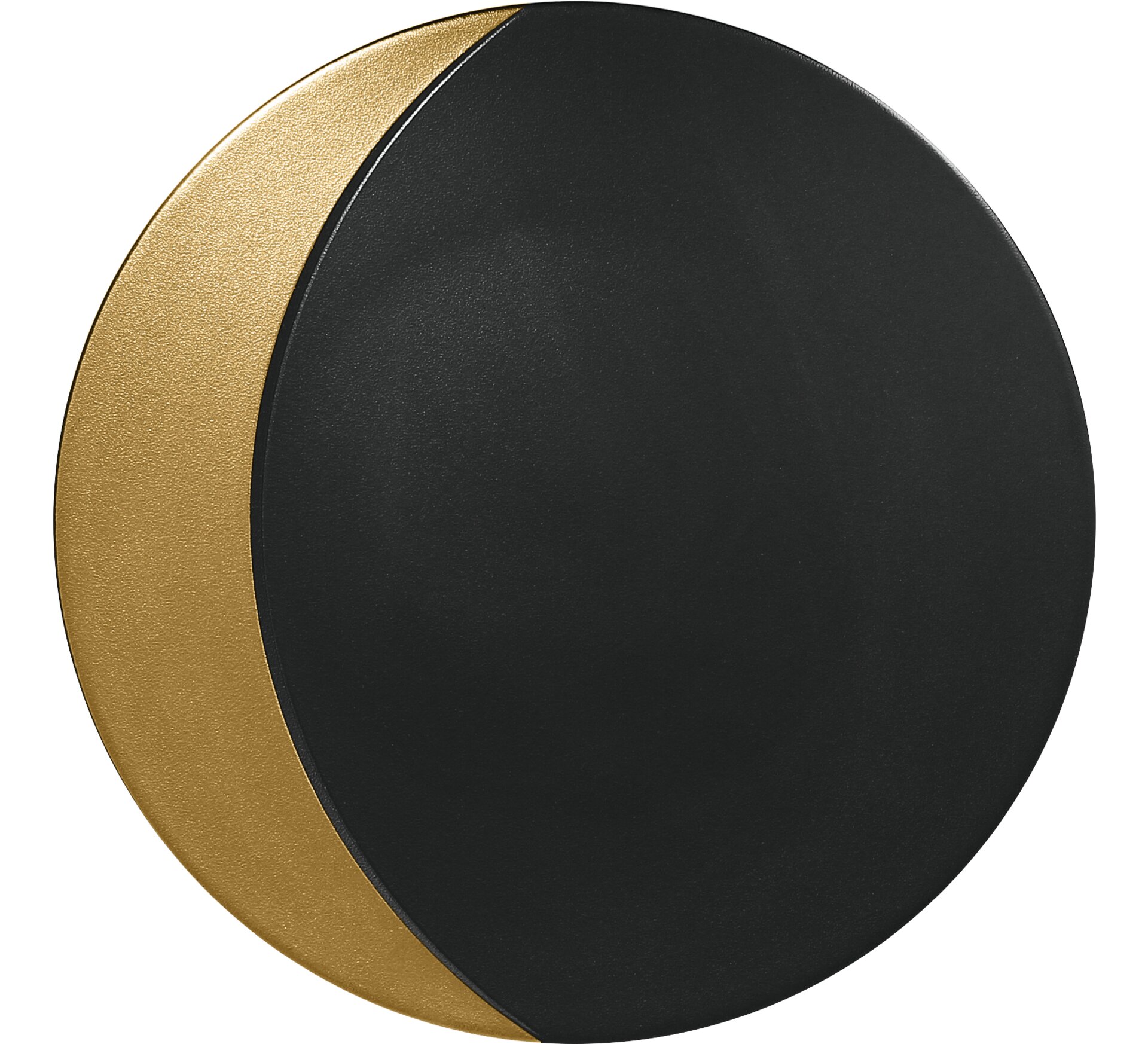 Teller flach 310 mm black-gold Metalfusion