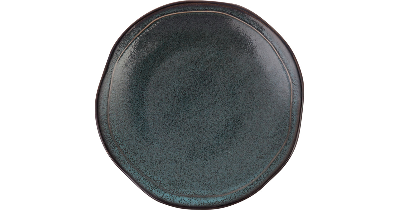 Coupeteller flach 210 mm blau Ston blau/blue