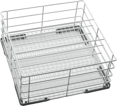Gläserkorb 3 Stellreihen für Gläser bis ø 115 mm / 385 x 385 x 170 mm