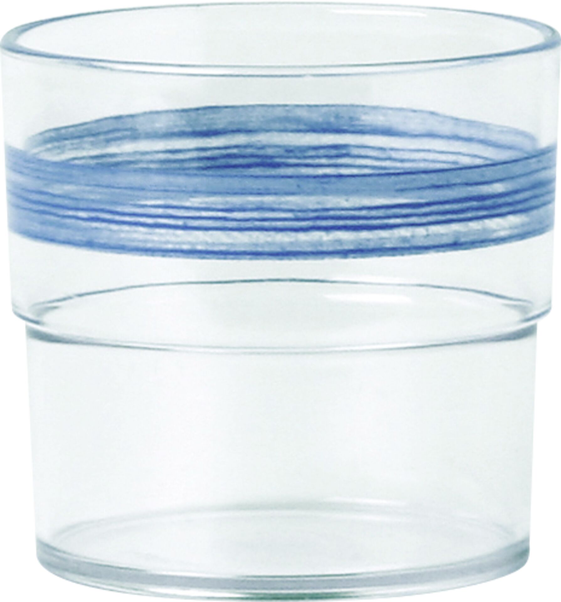 Trinkbecher "Colour" klar / blau