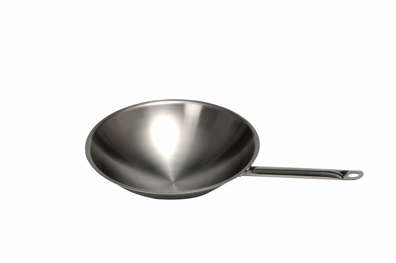 Wok-Pfanne Edelstahl extra leicht ø 360 mm