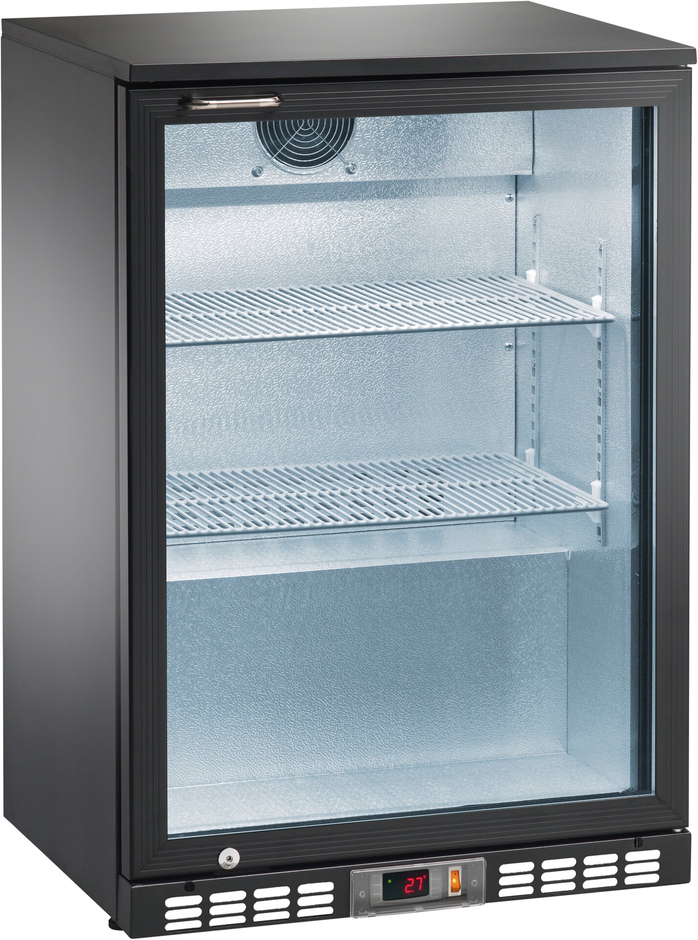 Flaschenkühlschrank 140 l 1 Flügeltür 2 Roste