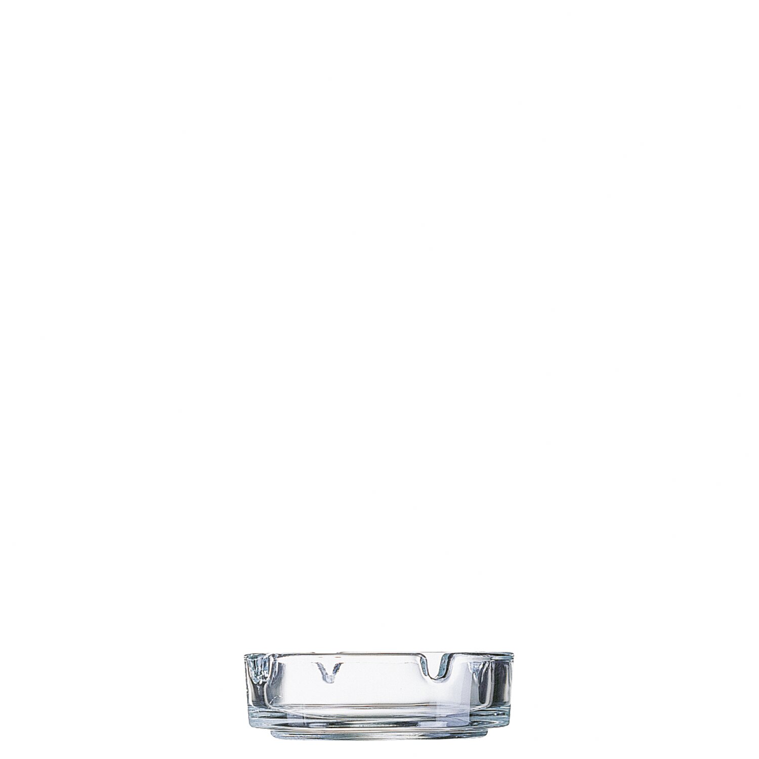 Aschenbecher stapelbar 107 mm transparent
