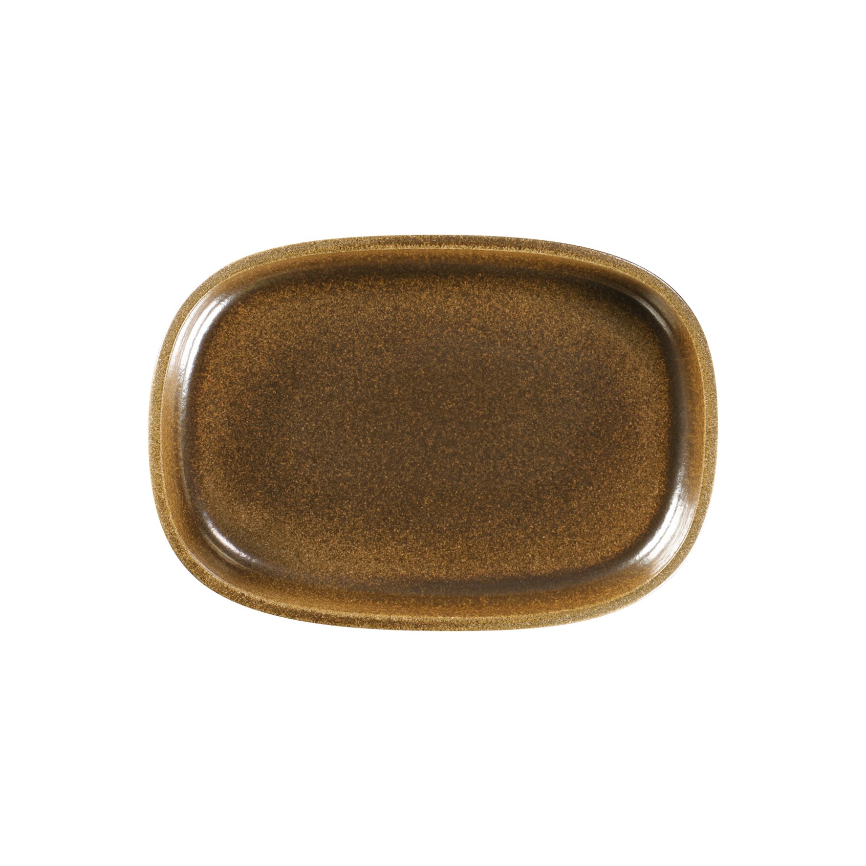 Platte oval tief 260 x 183 mm / 1,12 l rust brown Ease Rust Brown