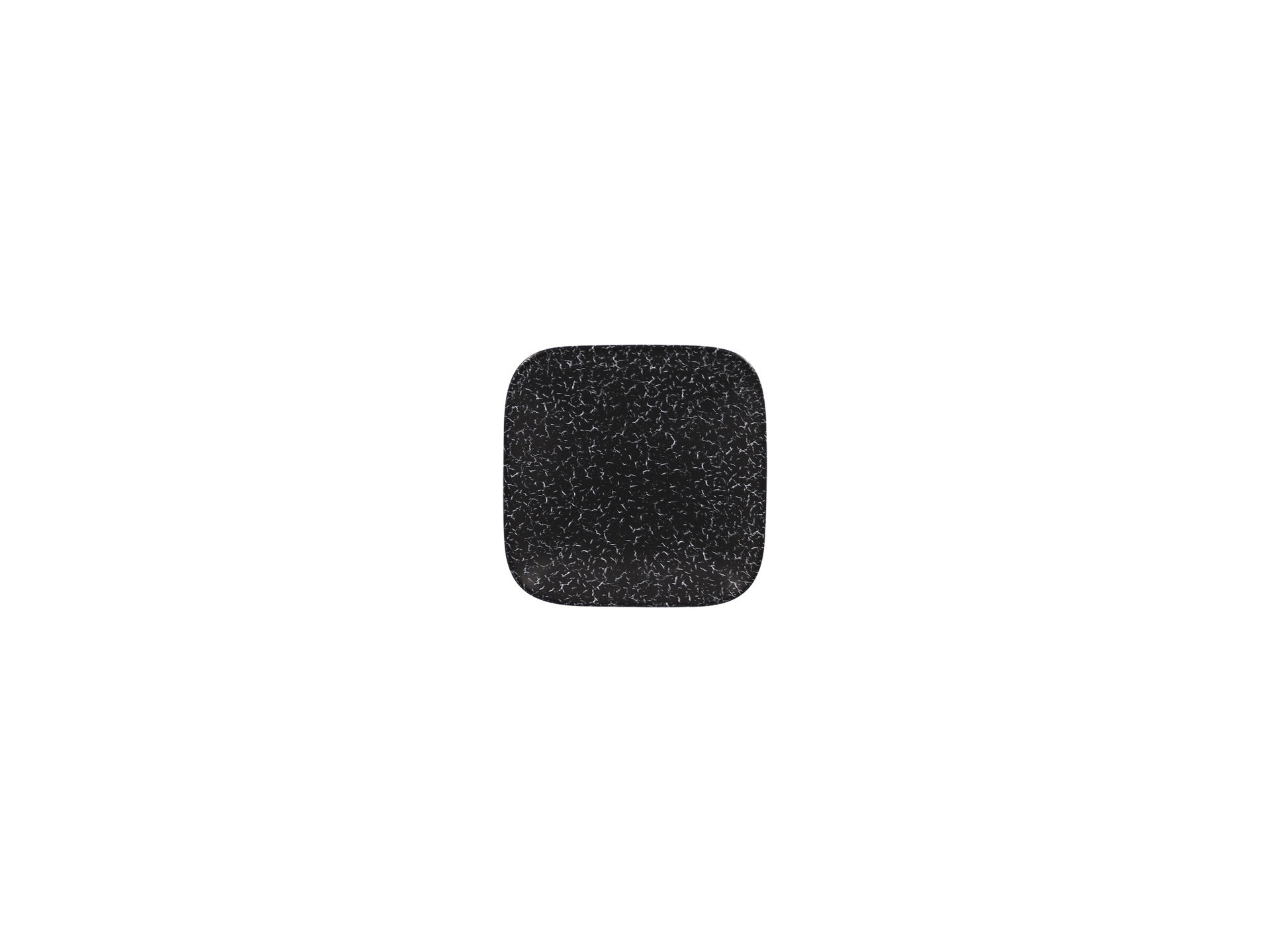 Teller quadratisch 110 x 110 mm schwarz