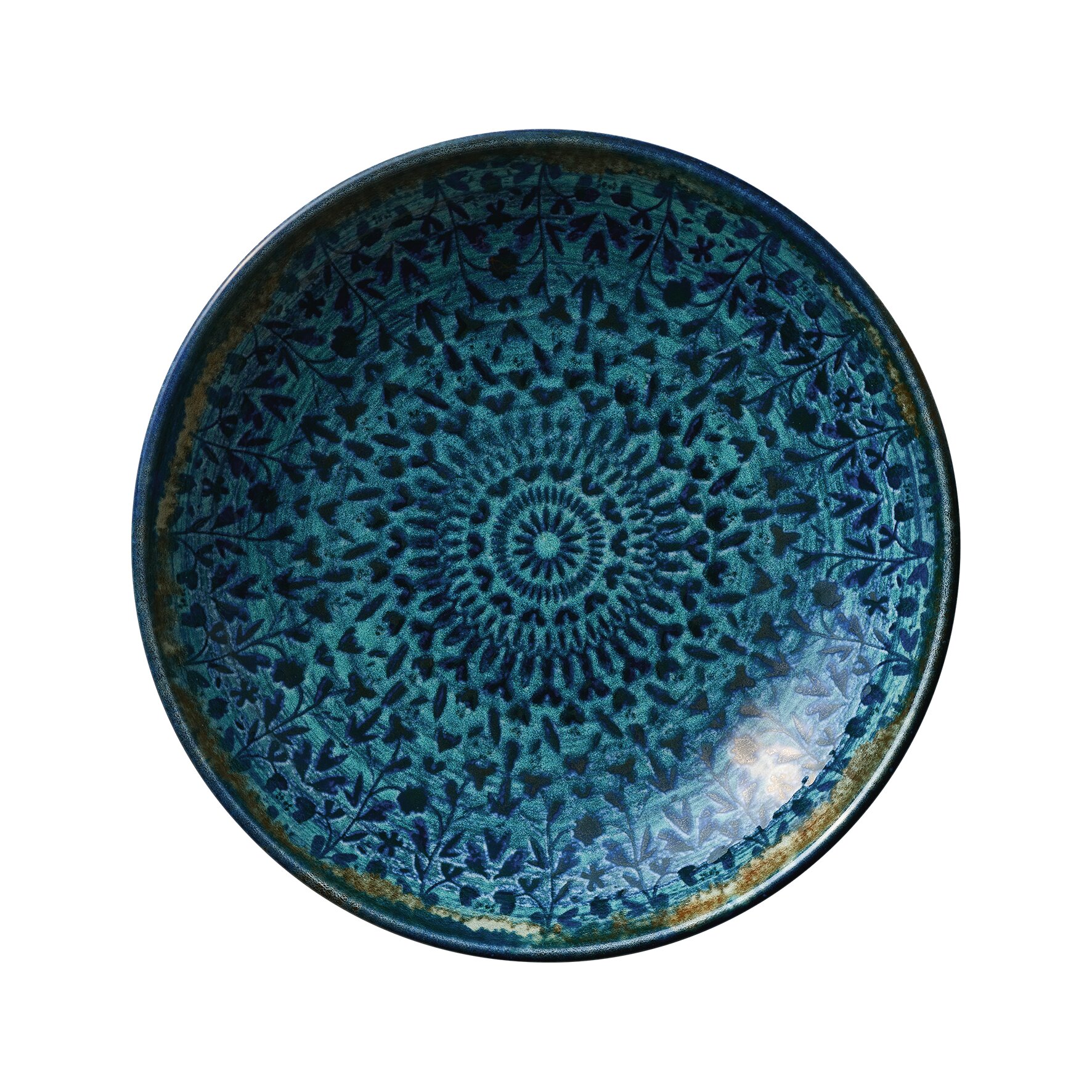 Coupteller tief rund 250 mm / 1,20 l indigo Mirage