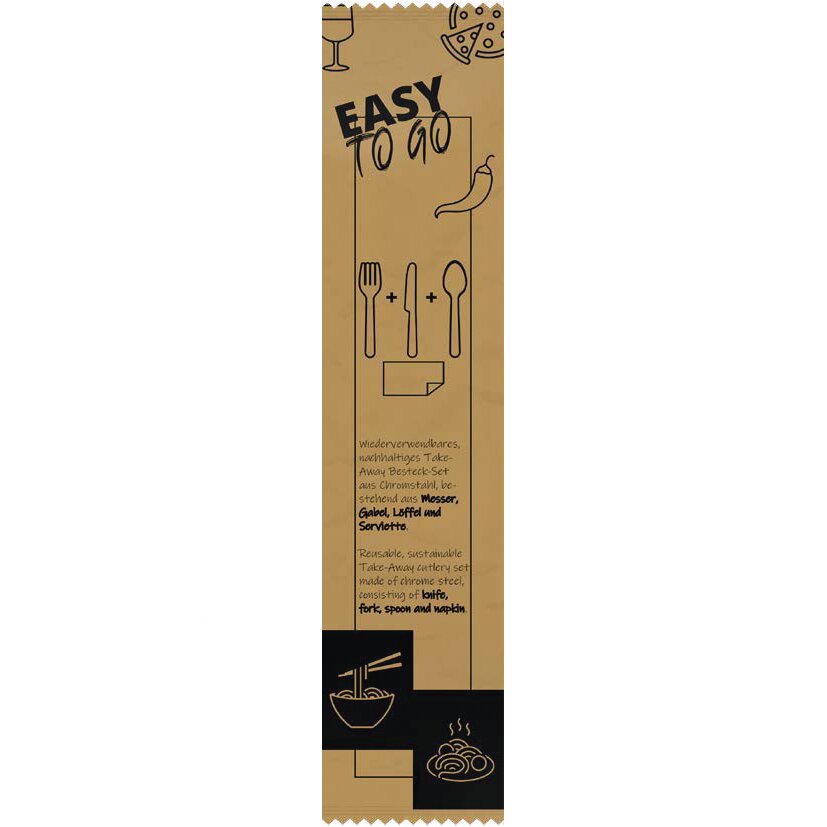 Besteckset 4-teilig Easy to Go