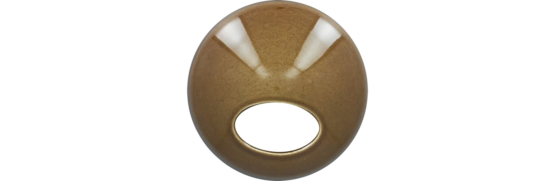 Deckel gewölbt ashore 145 mm caramel