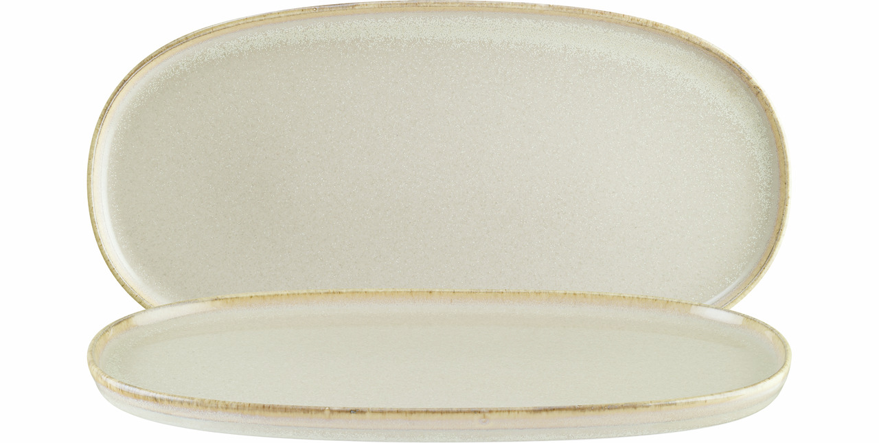 Platte oval Hygge 300 x 160 mm Sand