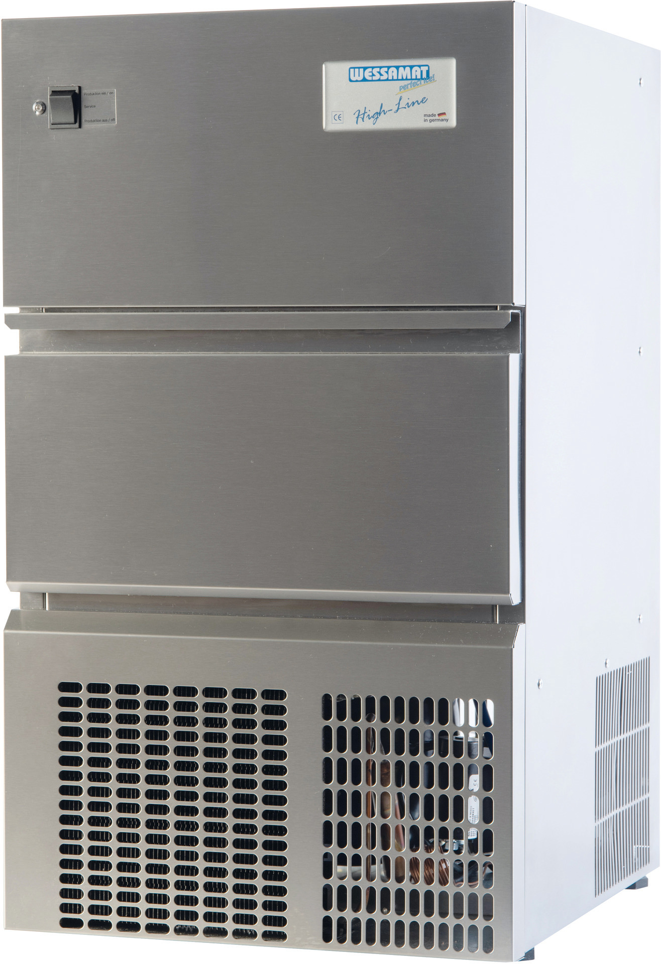 Eiswürfelbereiter W 55 LE / 55,00 kg/24h / 17,00 kg Vorrat / Einbaufähig