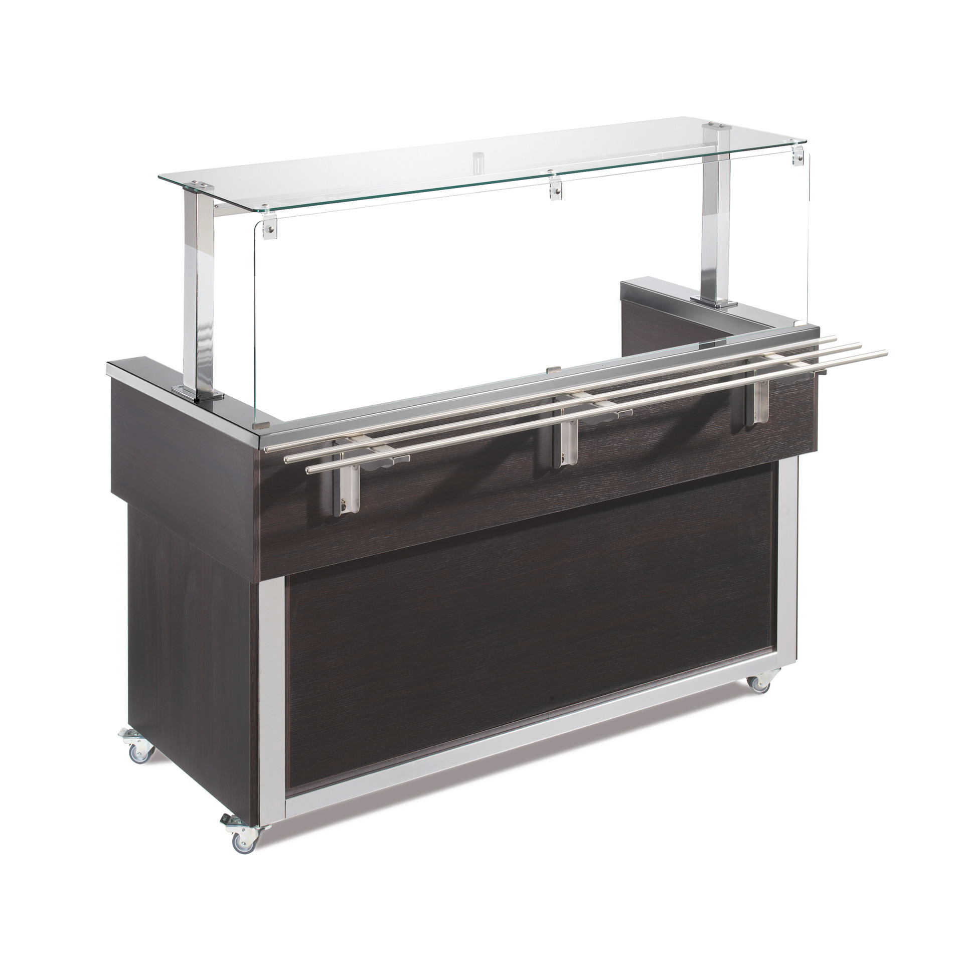 Die hochwertigen Buffet-Anfahrelemente sind perfekt für Restaurants, Hotels, Caterings und Veranstaltungen - diese Elemente sorgen für eine elegante Präsentation Ihrer Speisen und Getränke.Schaffen Sie ein einladendes Ambiente, das Ihre Gäste begeistert. Setzen Sie auf Qualität und Stil - für ein unvergessliches kulinarisches Erlebnis!