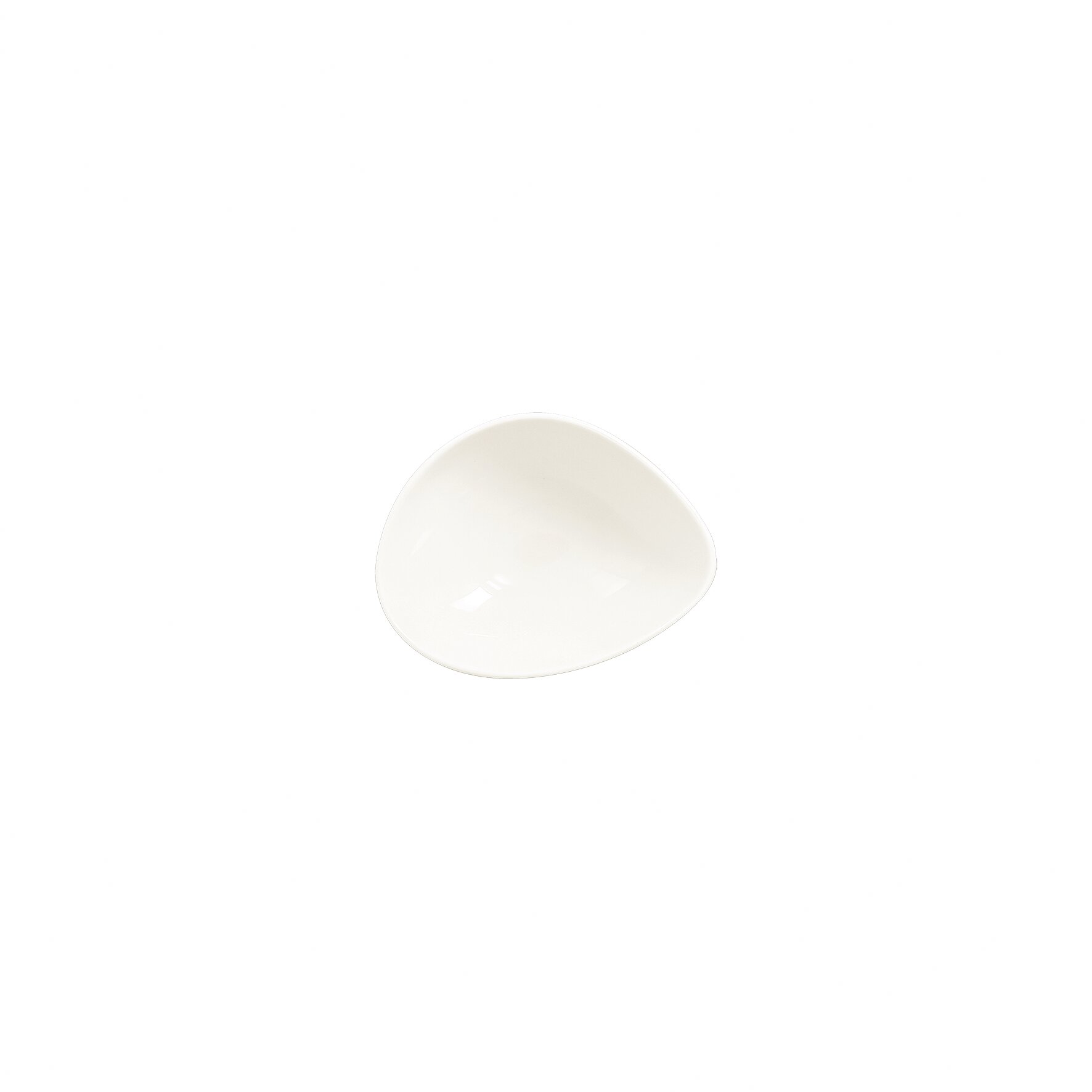 Salatschale shaped 140 x 110 mm / 0,27 l plain-white