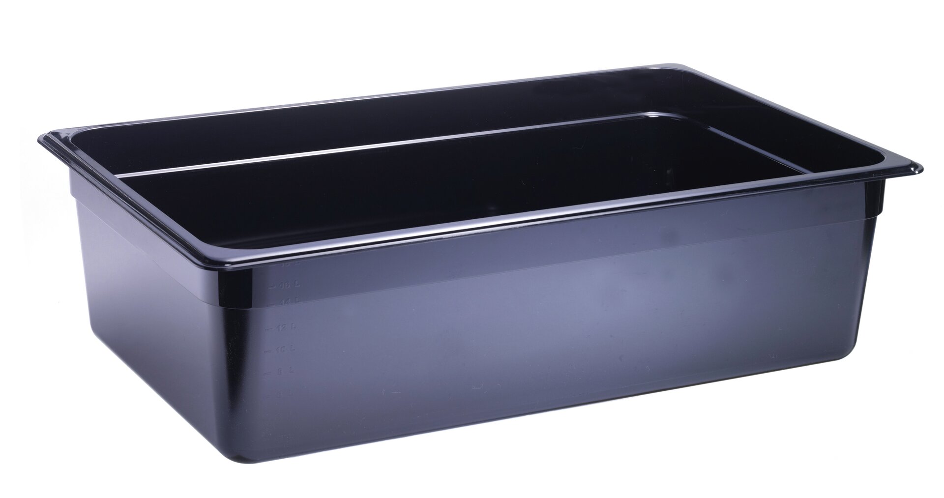 GN-Behälter GN 1/1 530 x 325 x 150 mm Polycarbonat schwarz