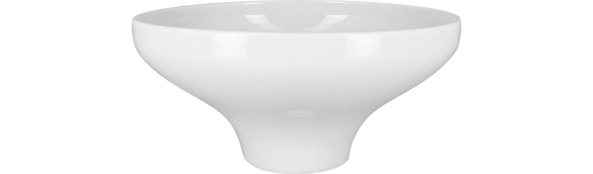 Schale rund 232 mm plain-white Moon