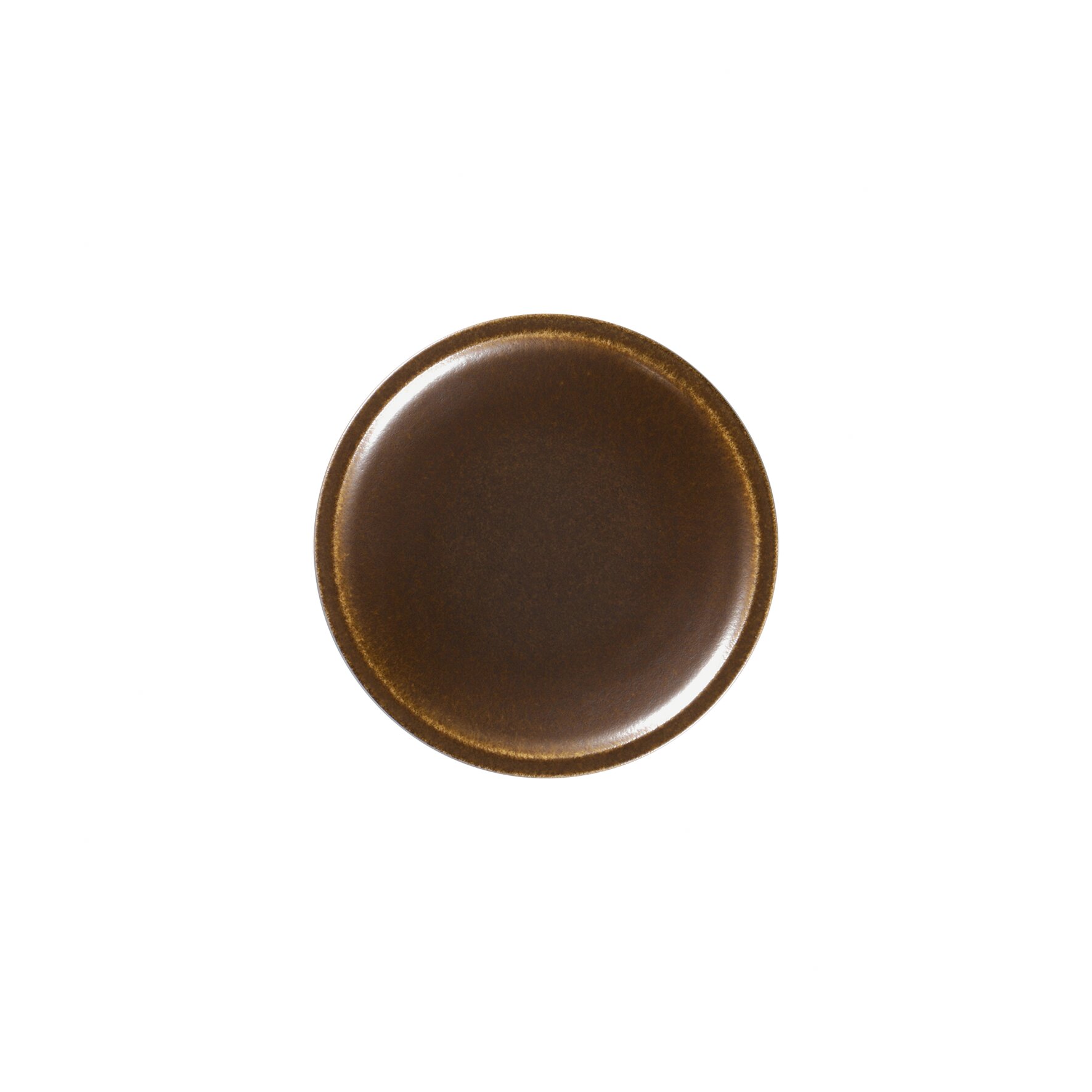 Teller flach coup 162 mm rust brown Ease Rust Brown