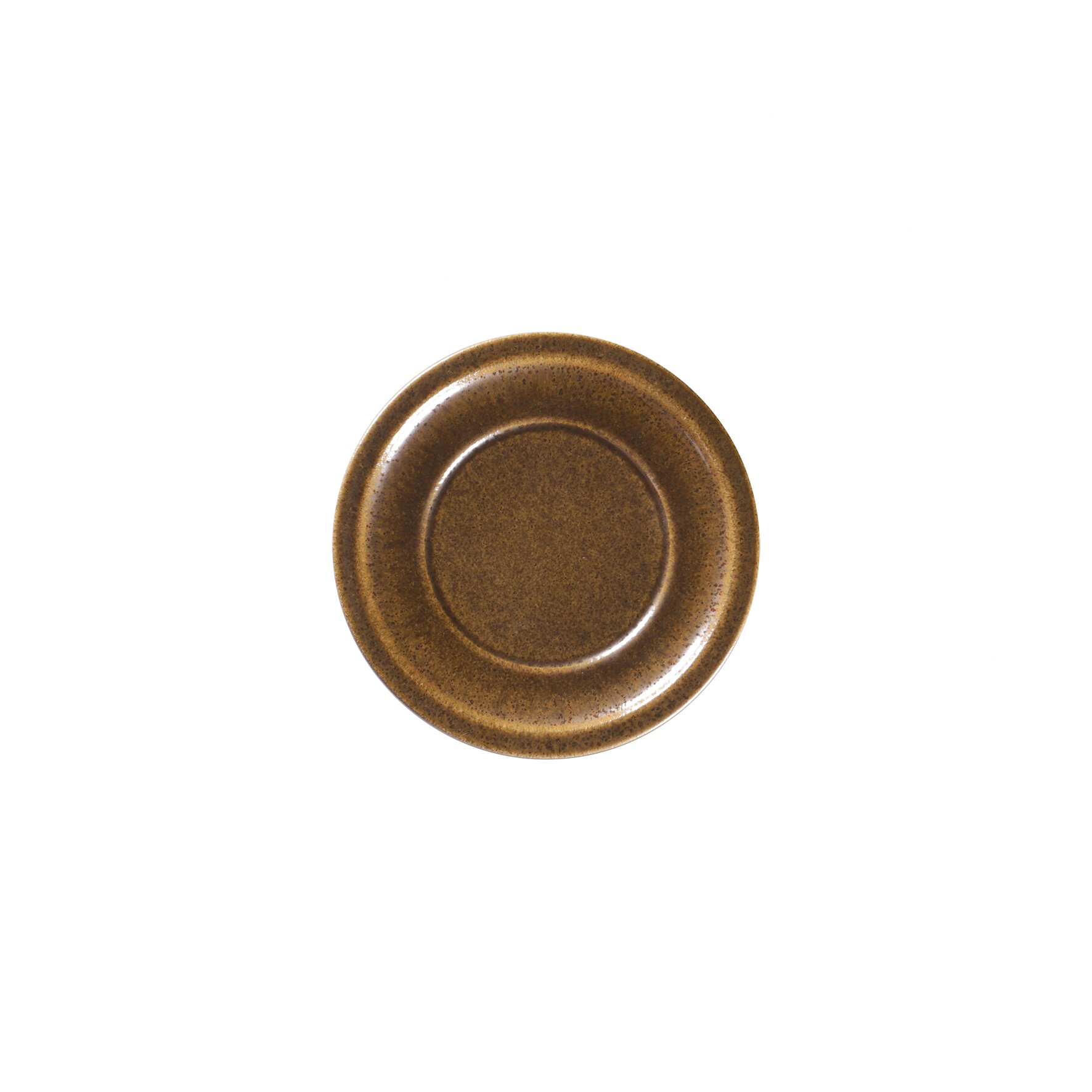 Teller flach mit Rand 161 mm rust brown Ease Rust Brown