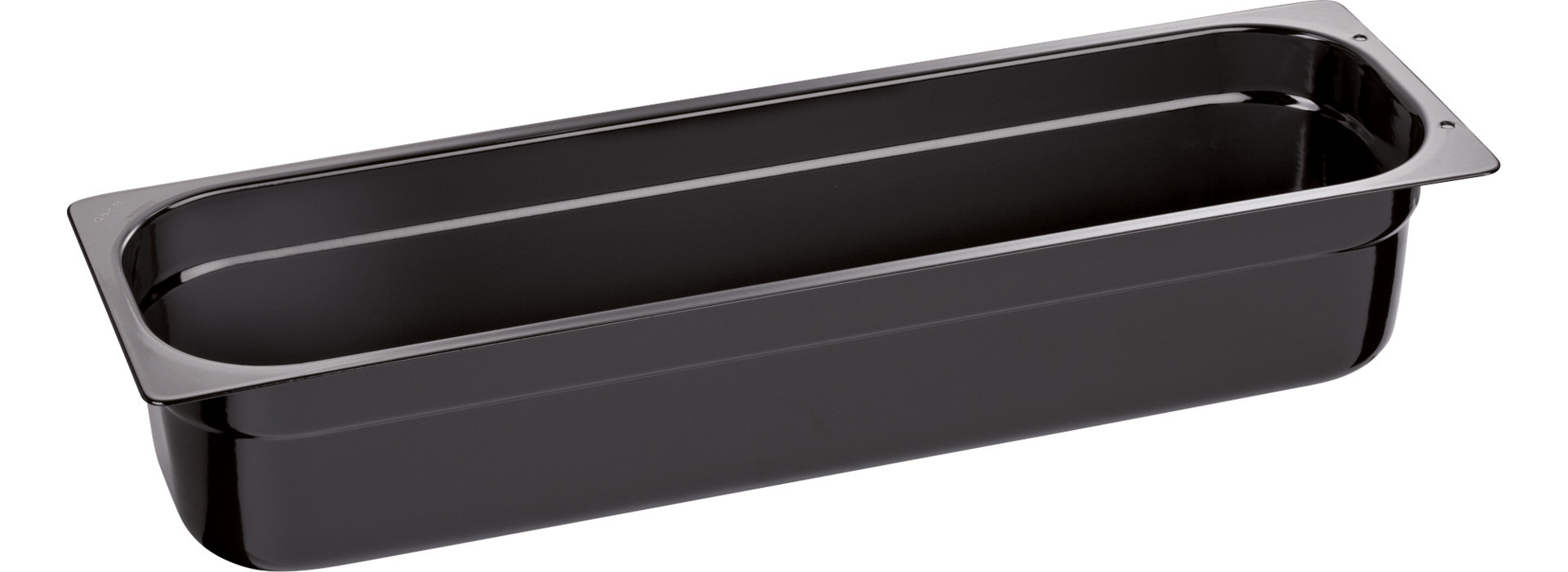 GN-Behälter GN 2/4 6,00 l / 530 x 162 x 100 mm schwarz