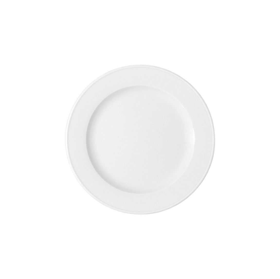 Teller flach mit Fahne 202 mm