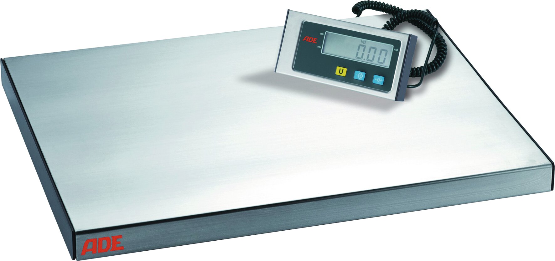 Elektronische Plattformwaage bis 60 kg Netz- und Batteriebet. 370 x 300 x 40 mm