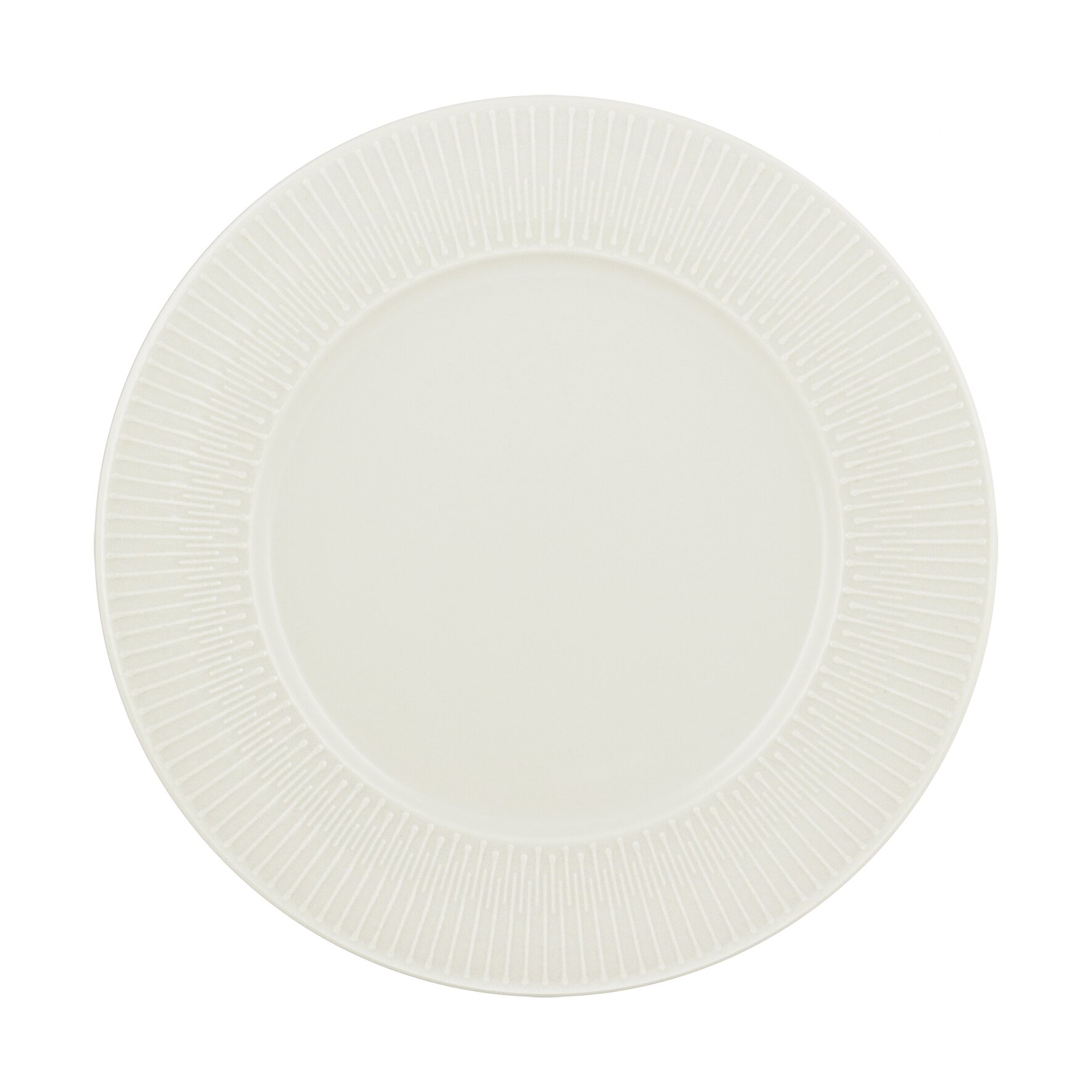 Teller flach mit Fahne 281 mm Relief