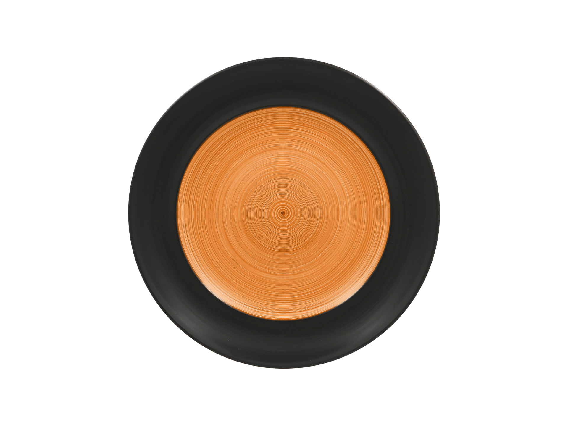 Teller flach rund 290 mm chestnut-brown