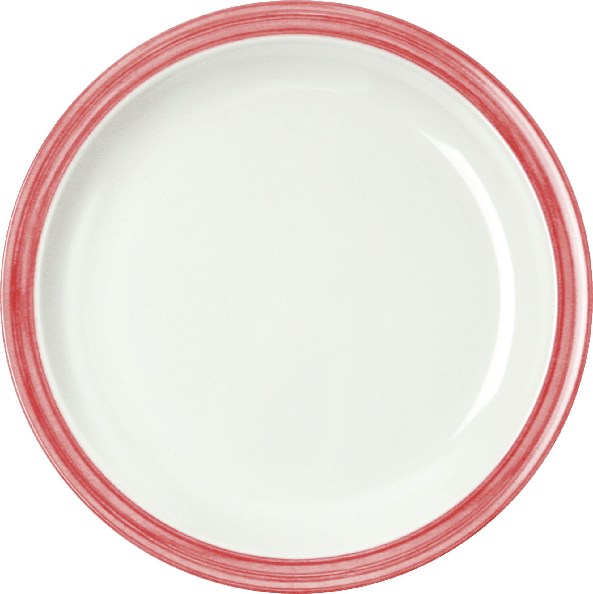 Teller flach "Colour" 23,5 cm cherry-rot