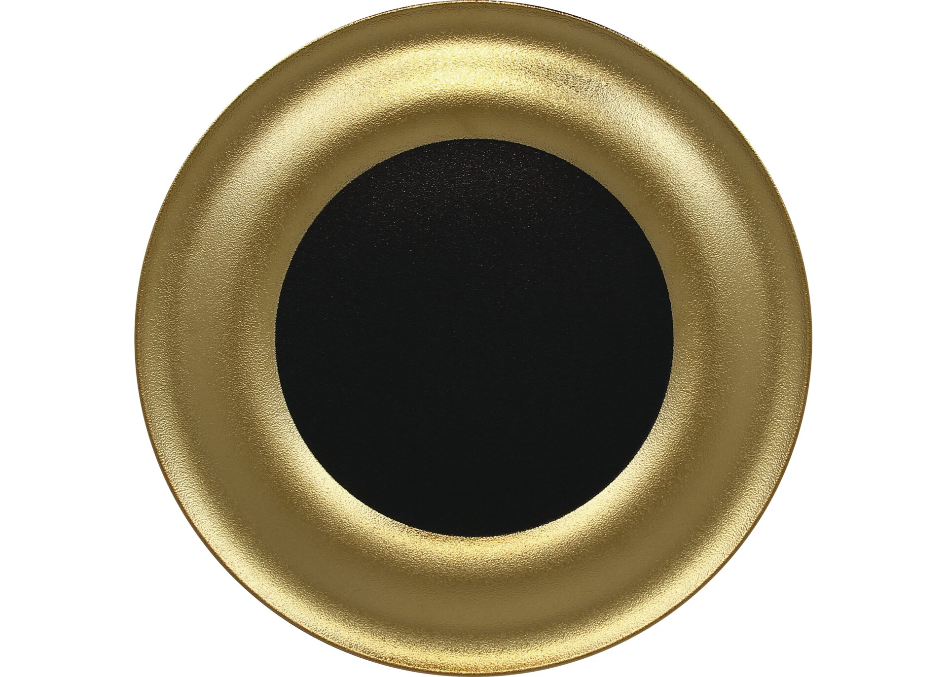 Teller flach 310 mm gold
