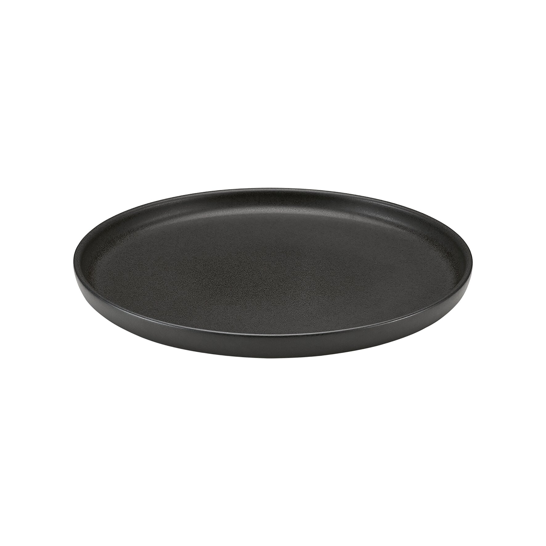 Teller flach 280 mm schwarz Elements