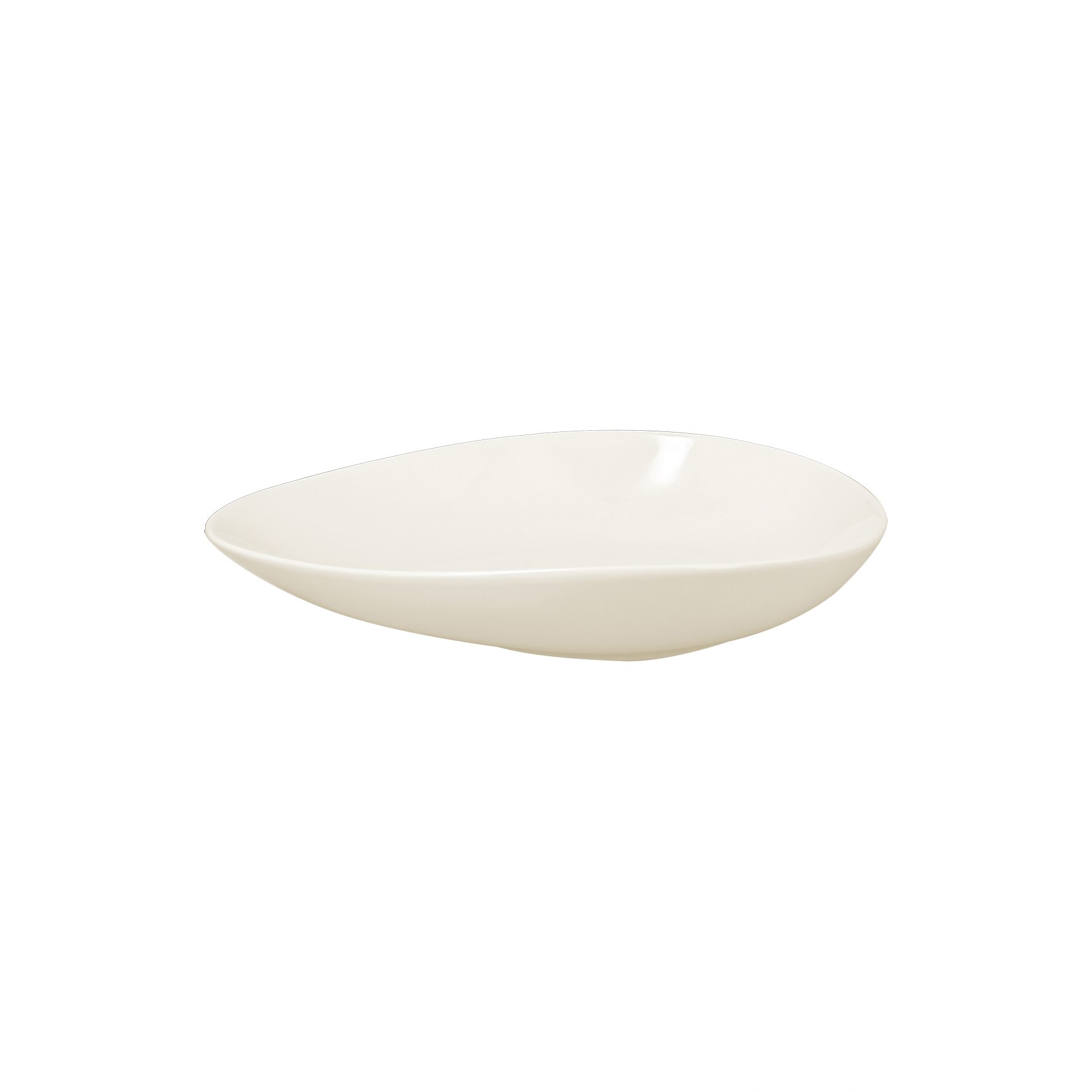 Salatschale shaped 280 x 230 mm / 1,12 l plain-white