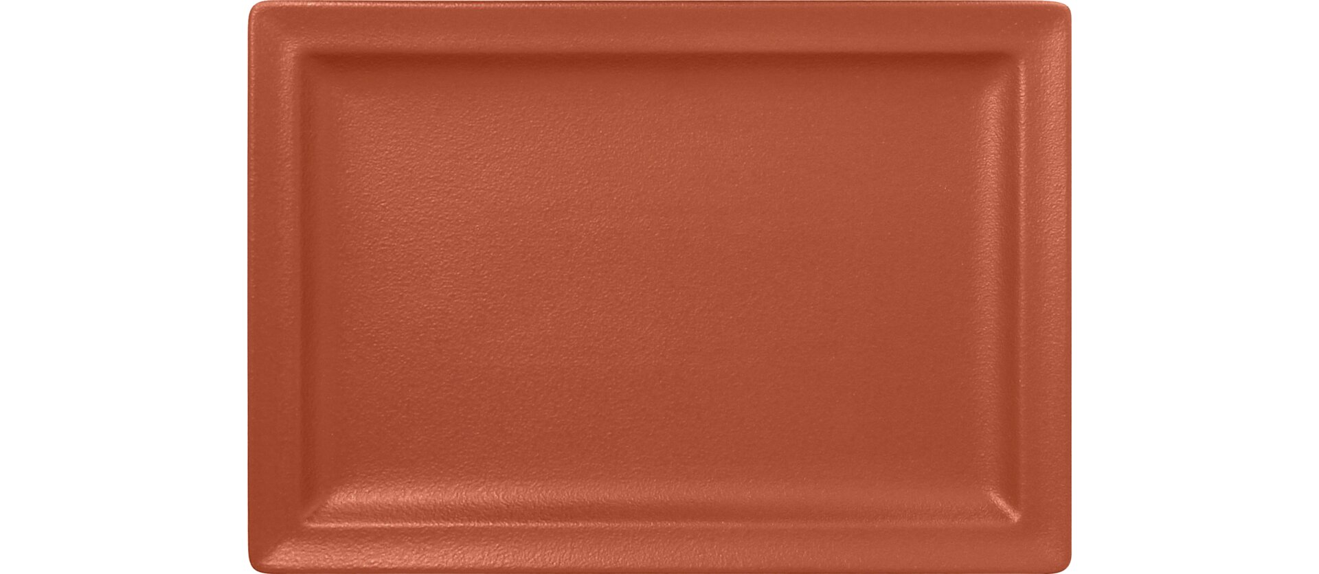 Teller flach rechteckig 330 x 230 mm terra Neofusion
