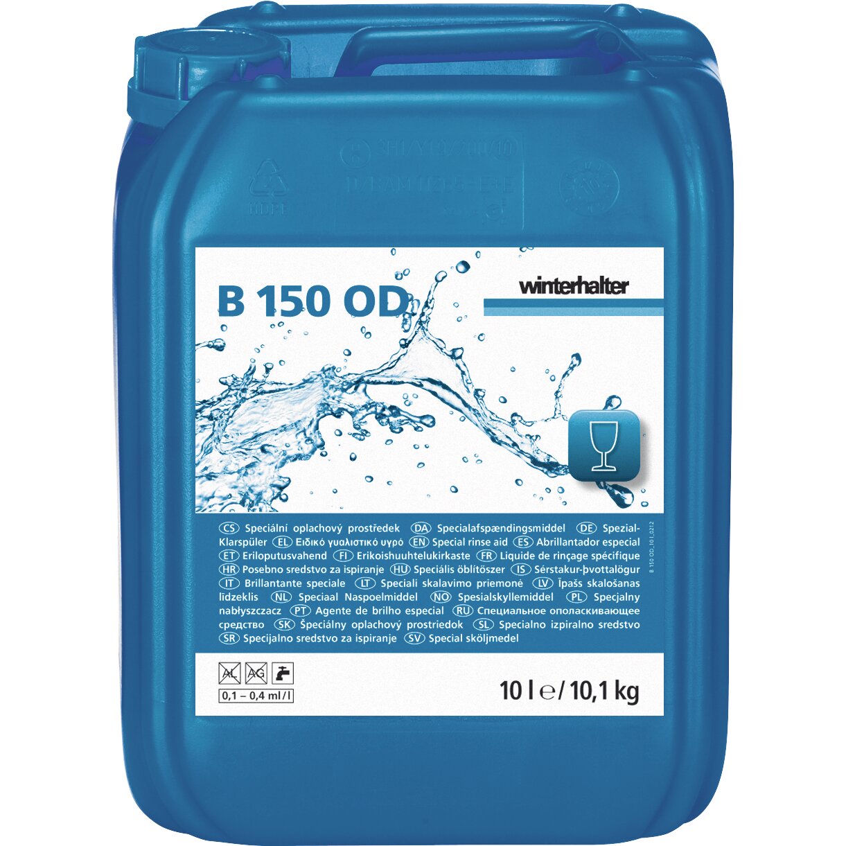 Spezial-Klarspüler B 150 OD / 10,00 l Kanister