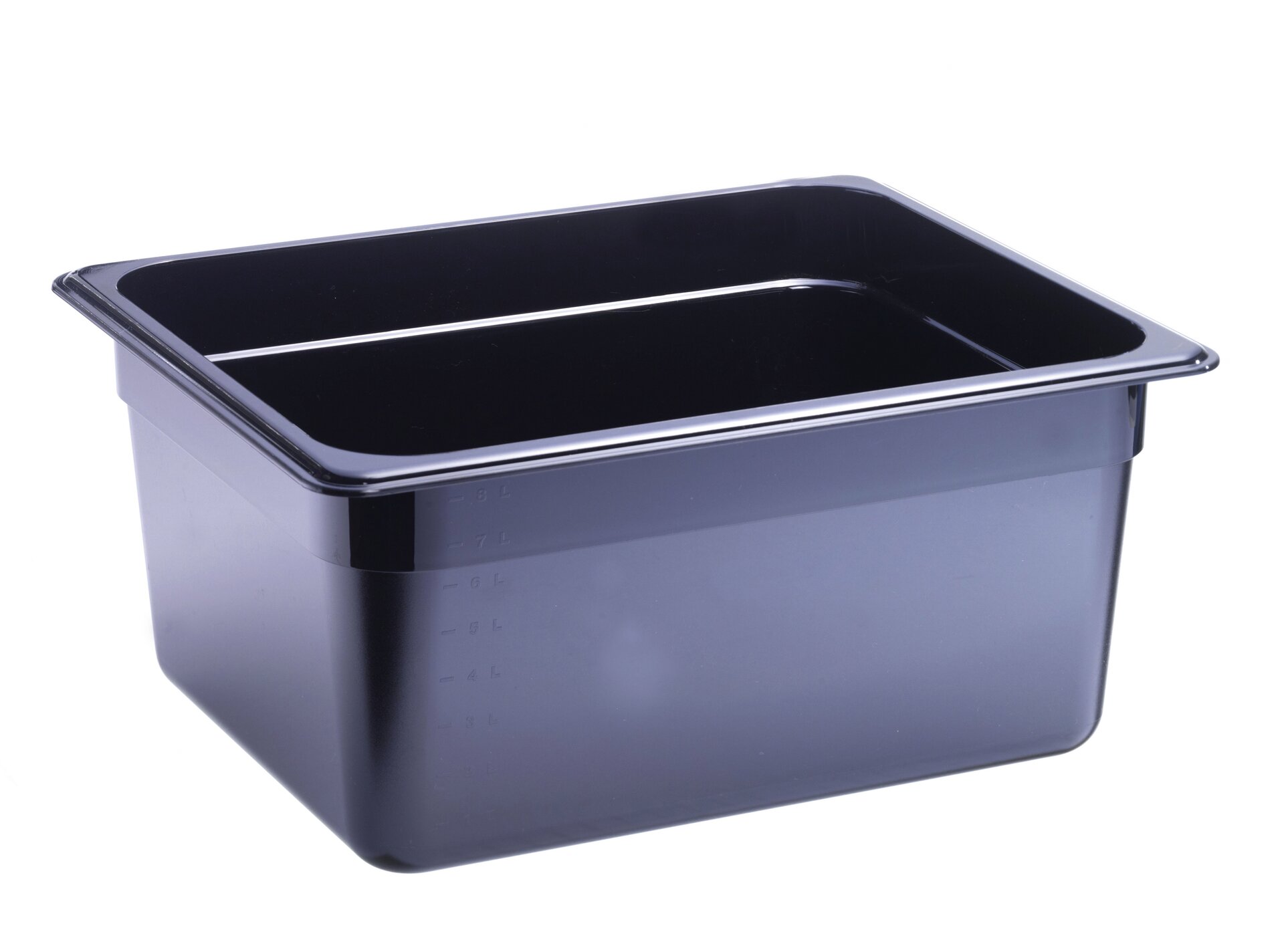 GN-Behälter GN 1/2 325 x 265 x 150 mm Polycarbonat schwarz