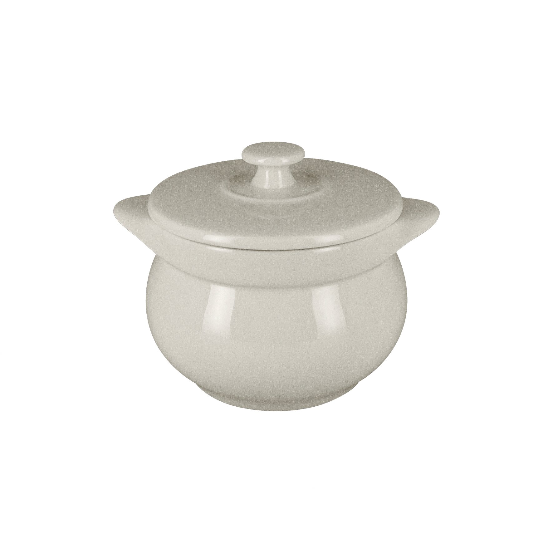 Suppenterrine rund + Deckel 106 mm / 0,45 l sand Chef´s Fusion