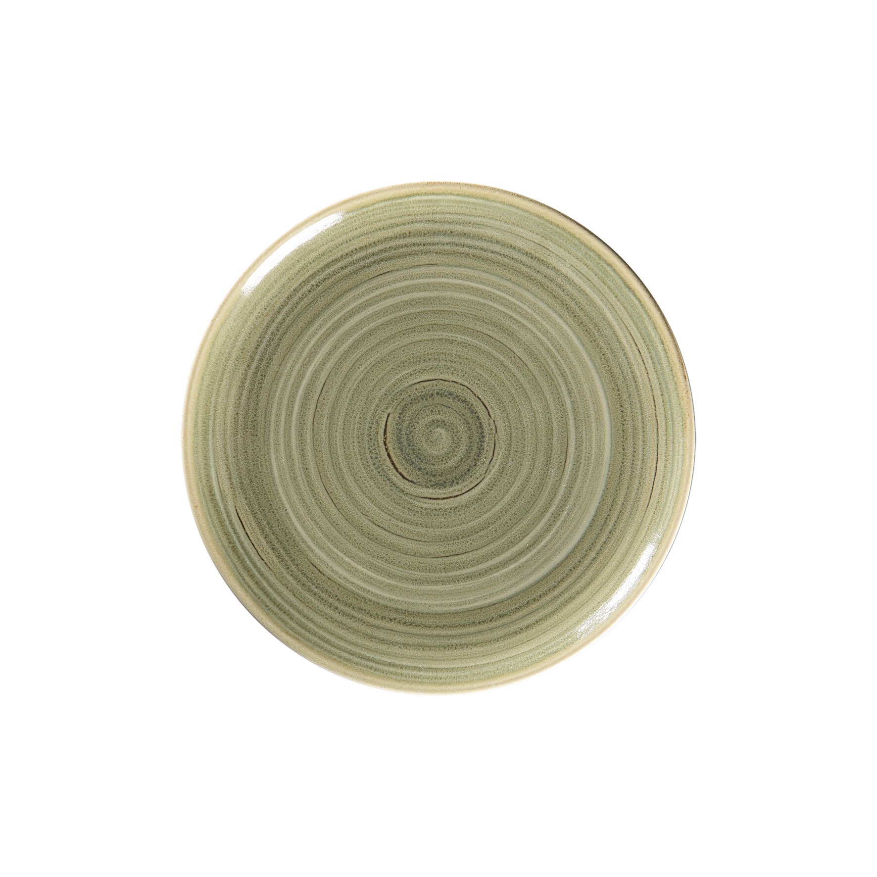 Teller flach coup 240 mm emerald green Spot Emerald Green