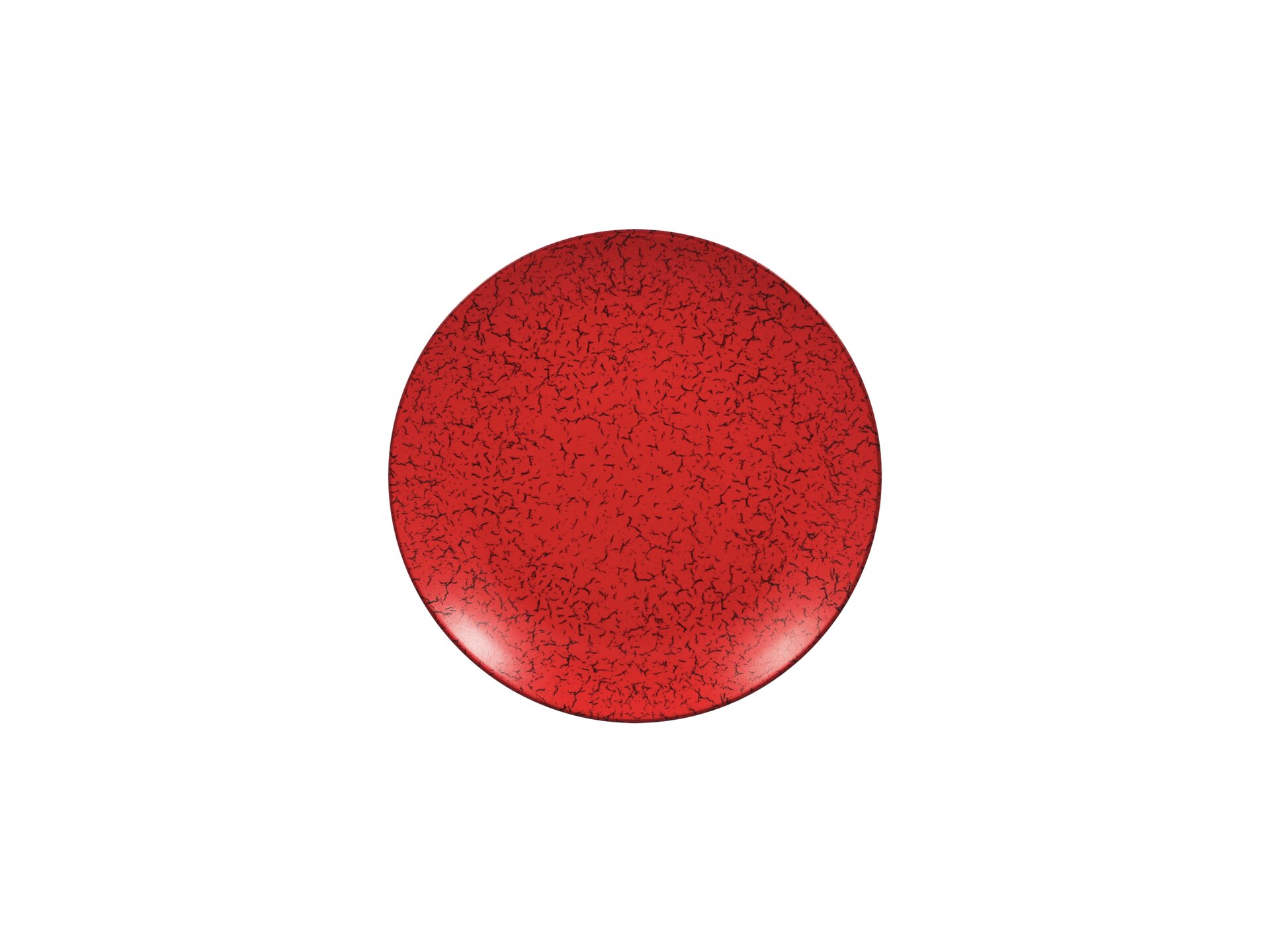 Coupteller flach 210 mm rot