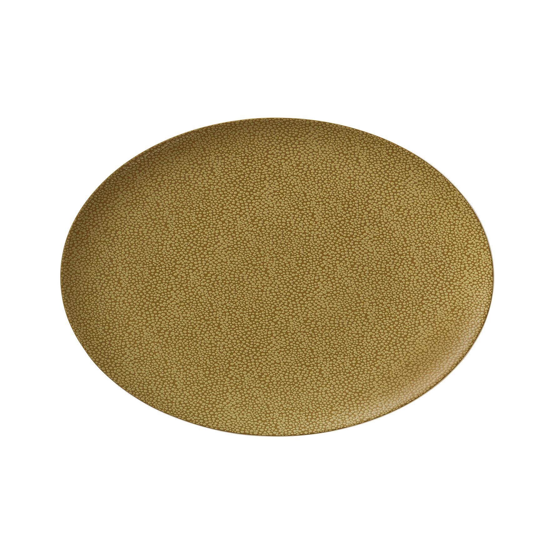 Coupplatte oval 330 x 240 mm olive