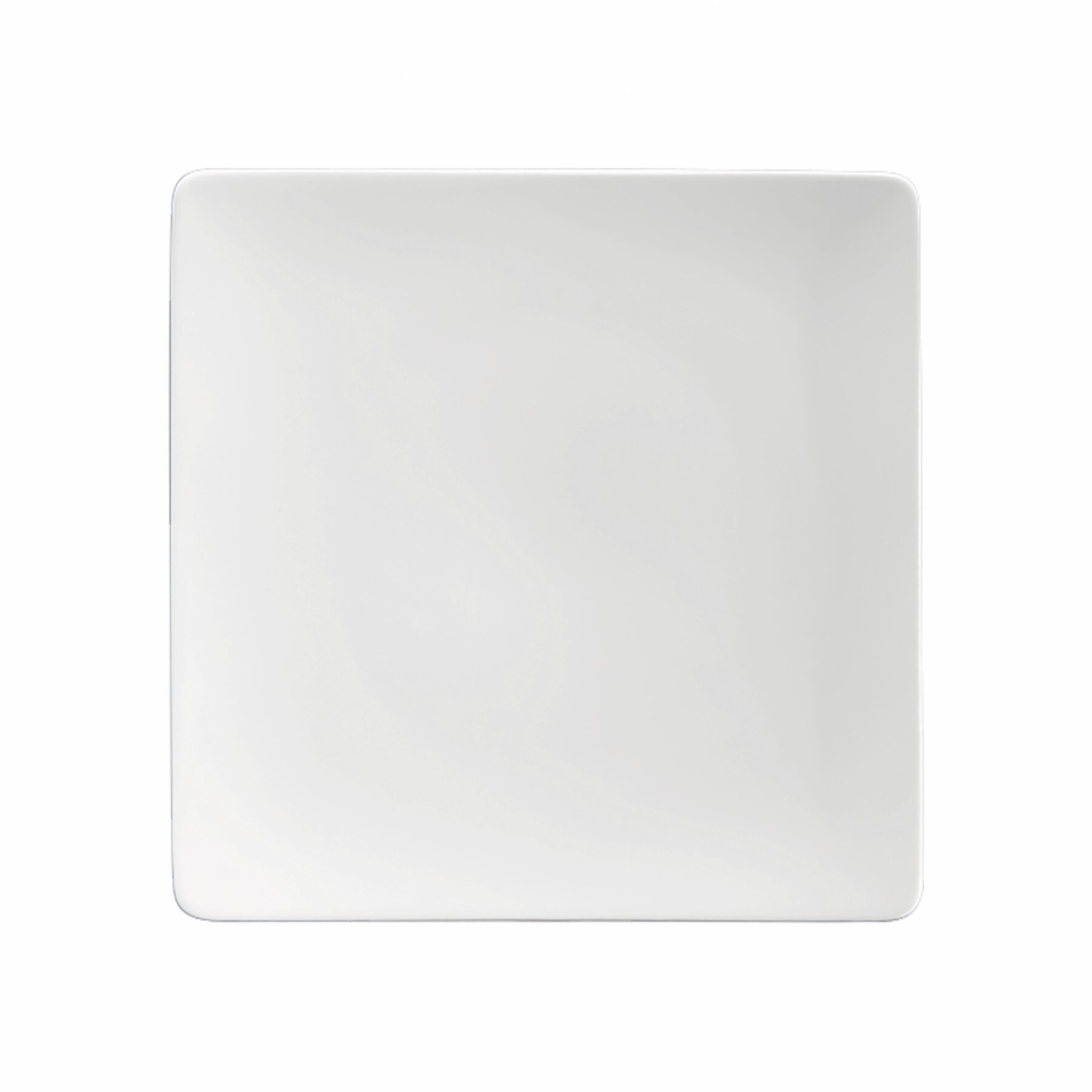 Coupteller flach eckig 205 x 205 mm