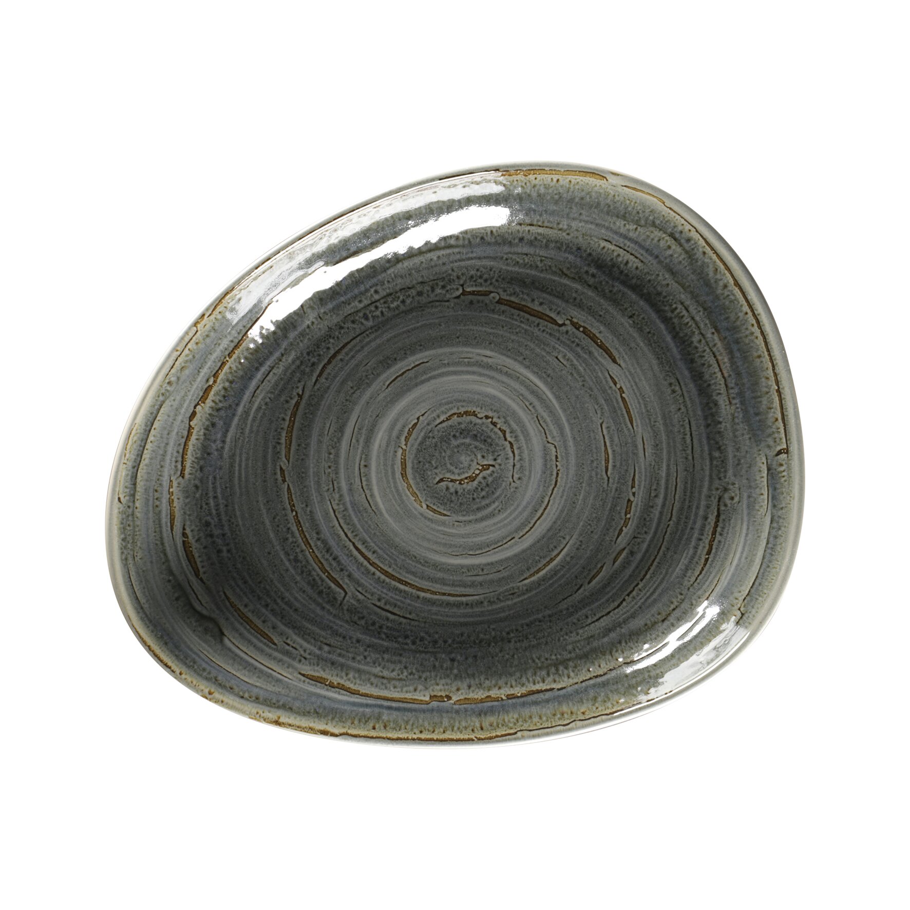 Teller tief organisch 278 x 227 mm / 0,98 l peridot green Spot Peridot Green