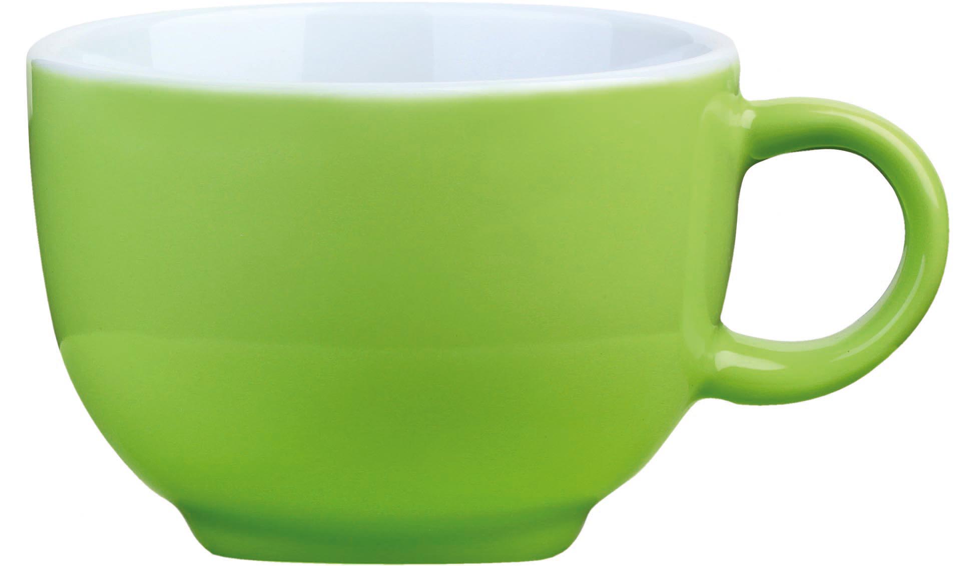 Kaffee- / Cappuccinotasse "Barista" limette